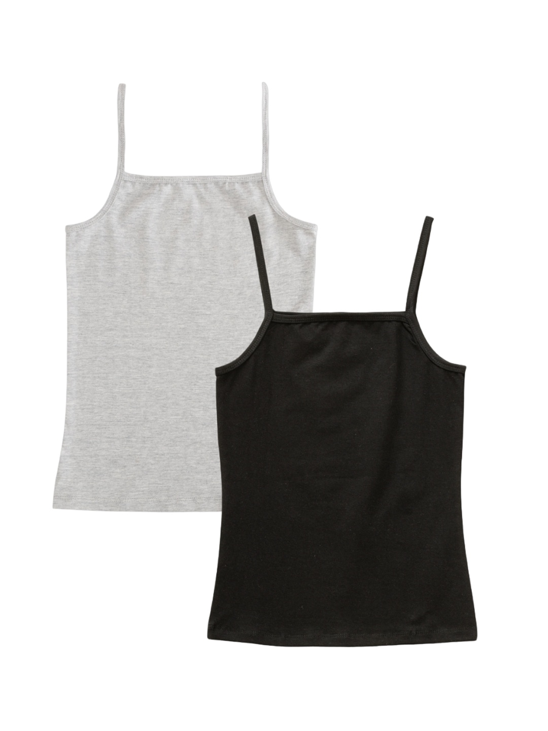 

BAESD Girls Pack Of 2 Non Padded Camisoles, Grey