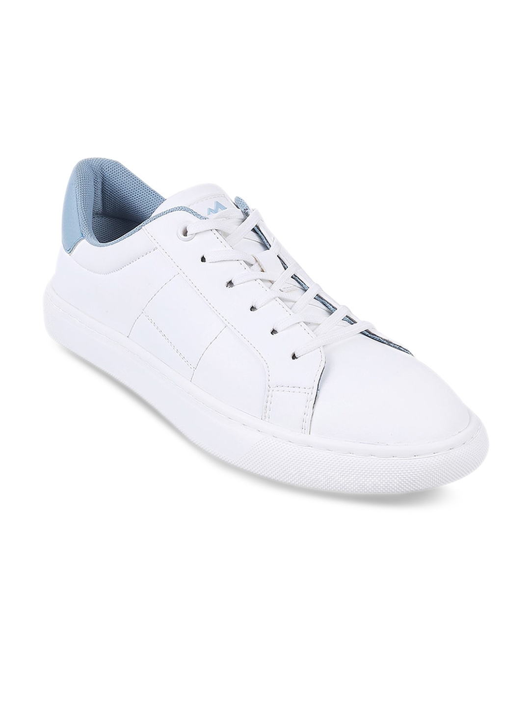 

Metro Men Round Toe Sneakers Casual Shoes, White
