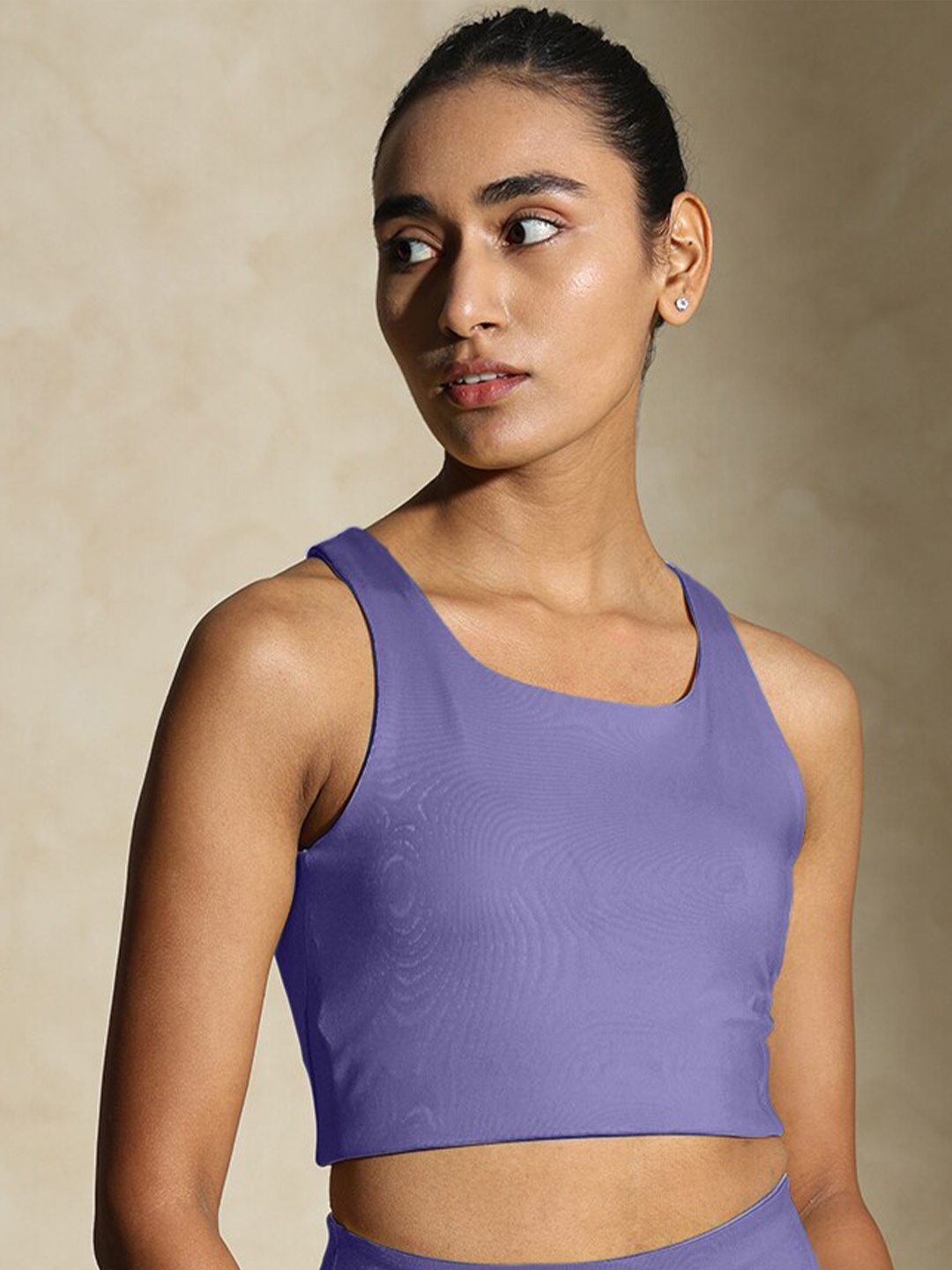 

Silvertraq Full Coverage Anti Odour Workout Sports Bra With Anti Microbial, Purple