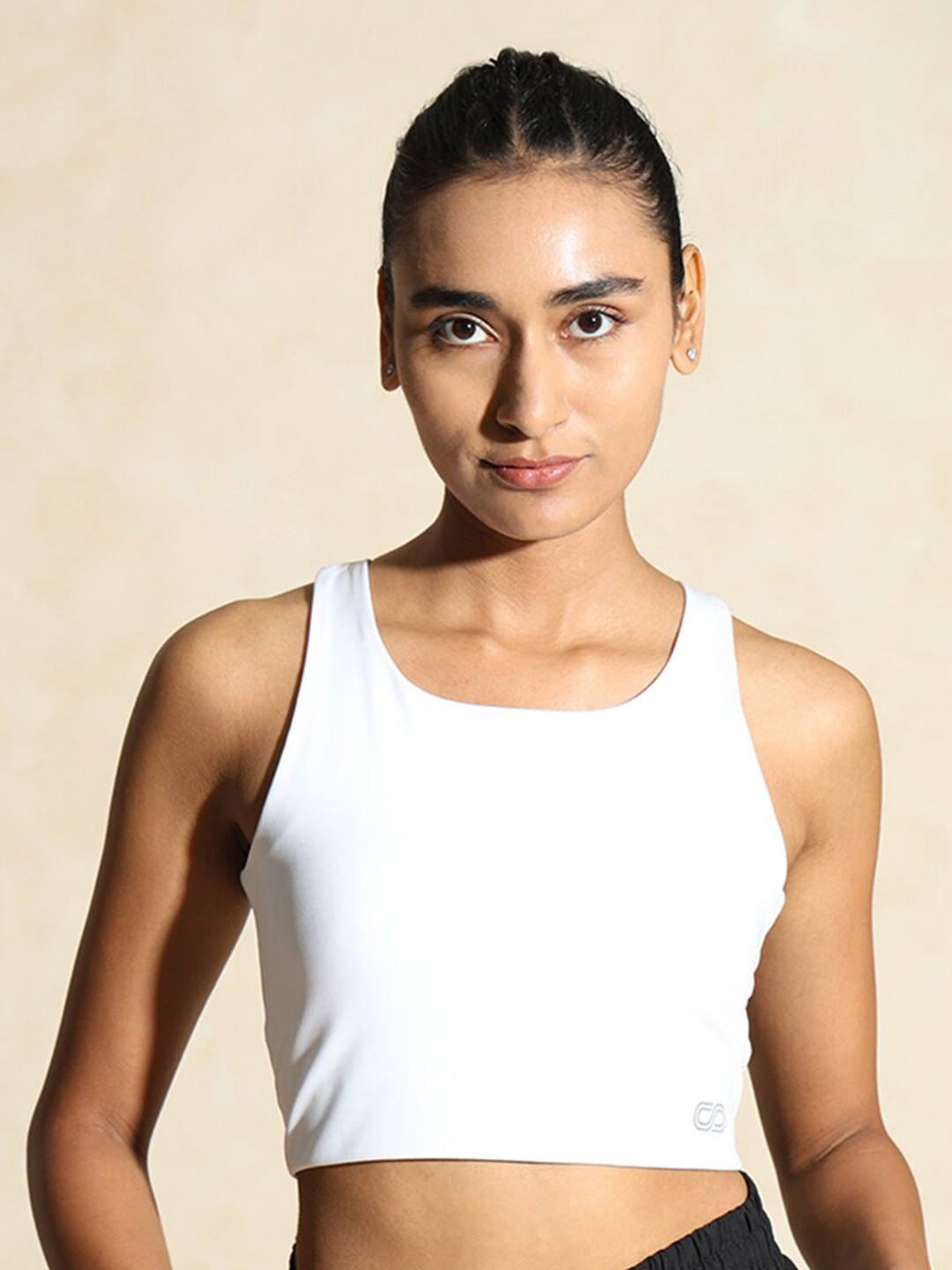 

Silvertraq Anti Odour Full Coverage Removable Padding Workout Bra With Anti Microbial, White