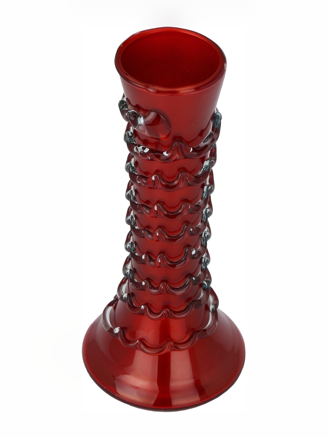 

Afast Red Glass Long Flower Vase