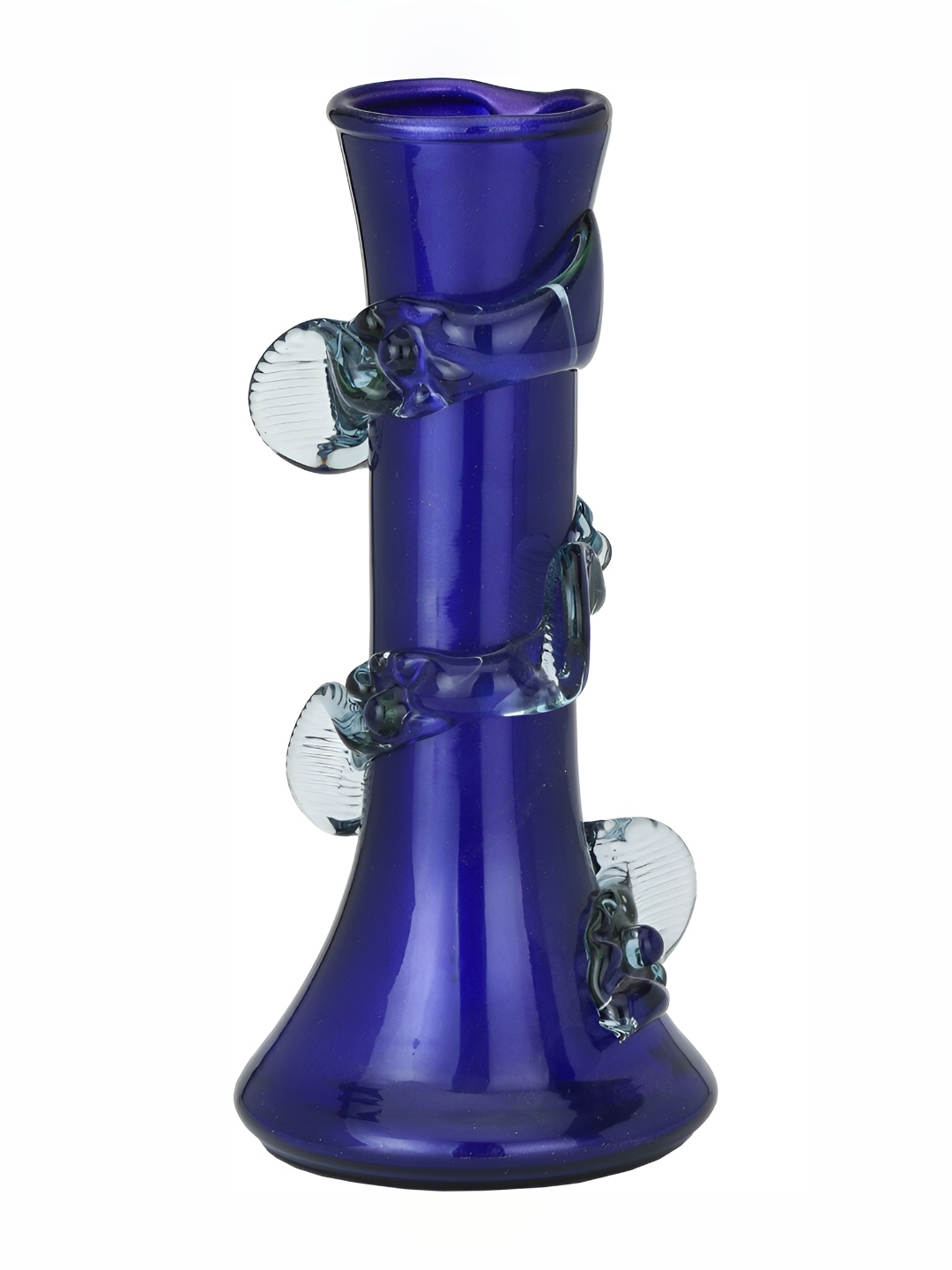 

Afast Blue Textured Glass Long Flower Vase