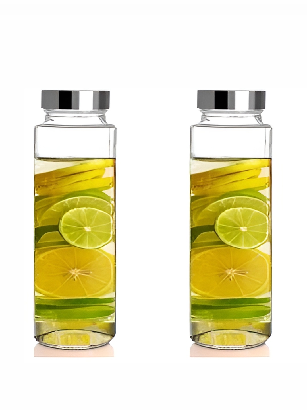

Afast Transparent 2 Pieces Glass Dishwasher Safe Container Jar