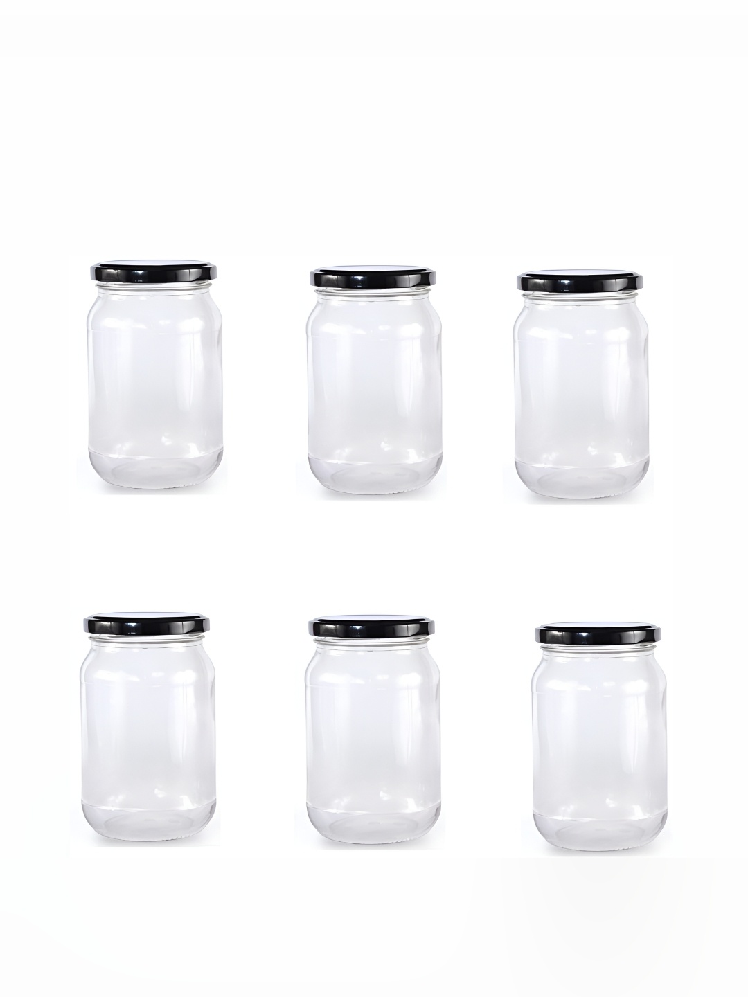 

Afast Transparent 6 Pieces Glass Dishwasher Safe Food Containers 500 ml