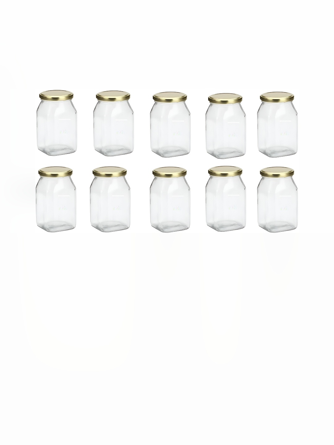 

Afast Transparent 10 Pieces Glass Dishwasher Safe Container 200 ml
