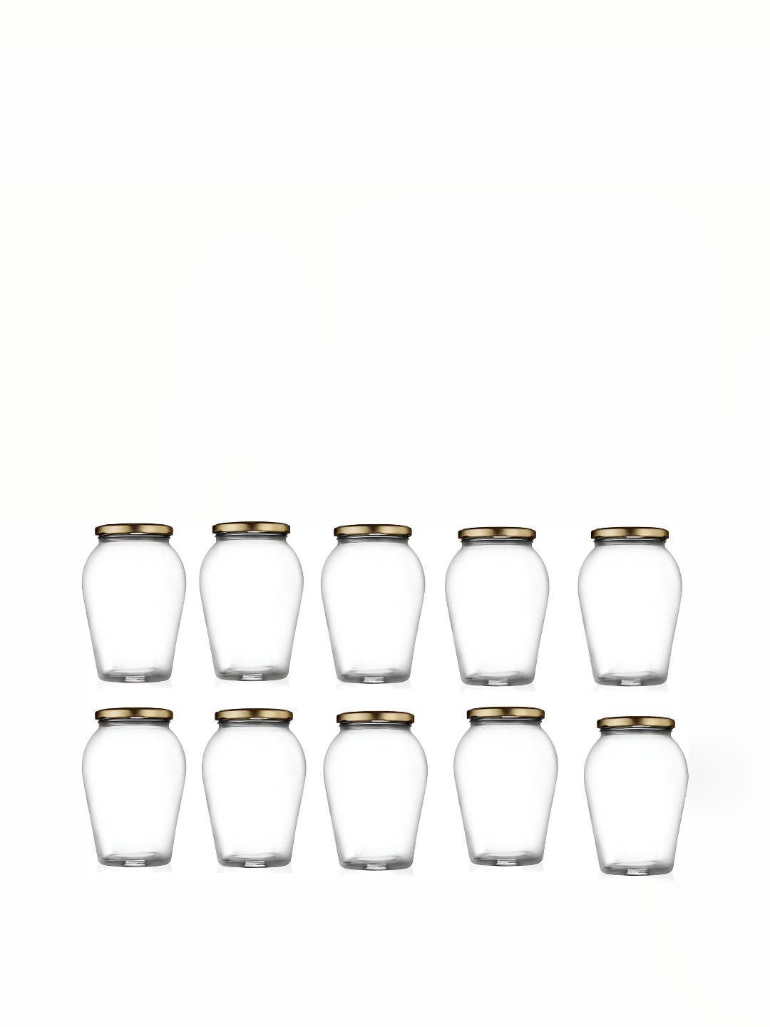 

Afast Transparent 10 Pieces Glass Dishwasher Safe Food Container 1L