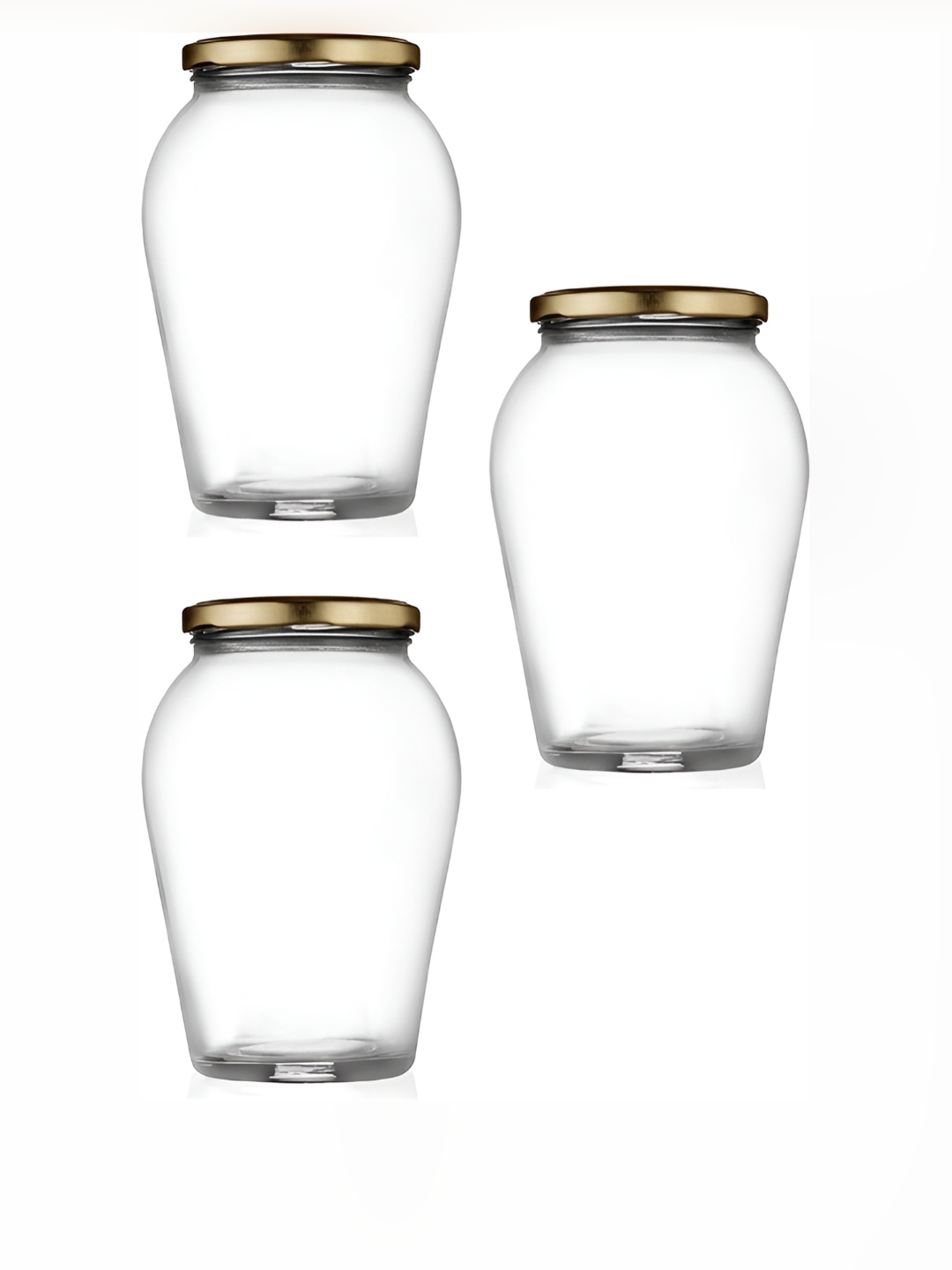 

Afast Transparent 3 Pieces Glass Dishwasher Safe Food Container