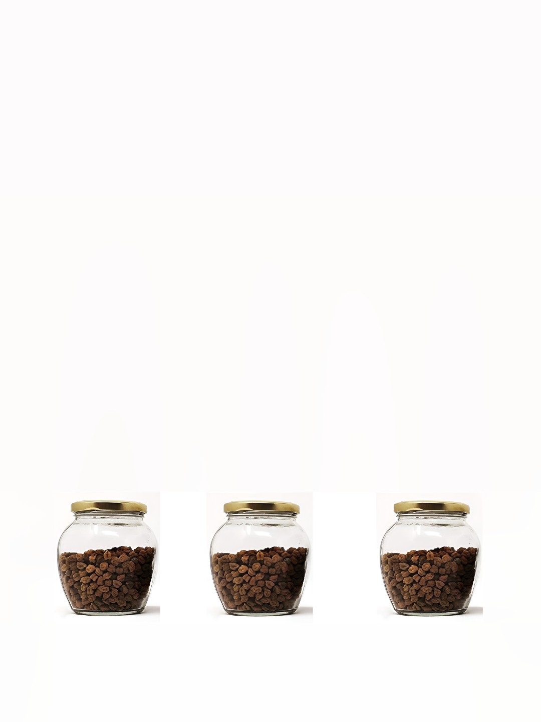 

Afast Transparent 3 Pieces Glass Dishwasher Safe Container 350 ml
