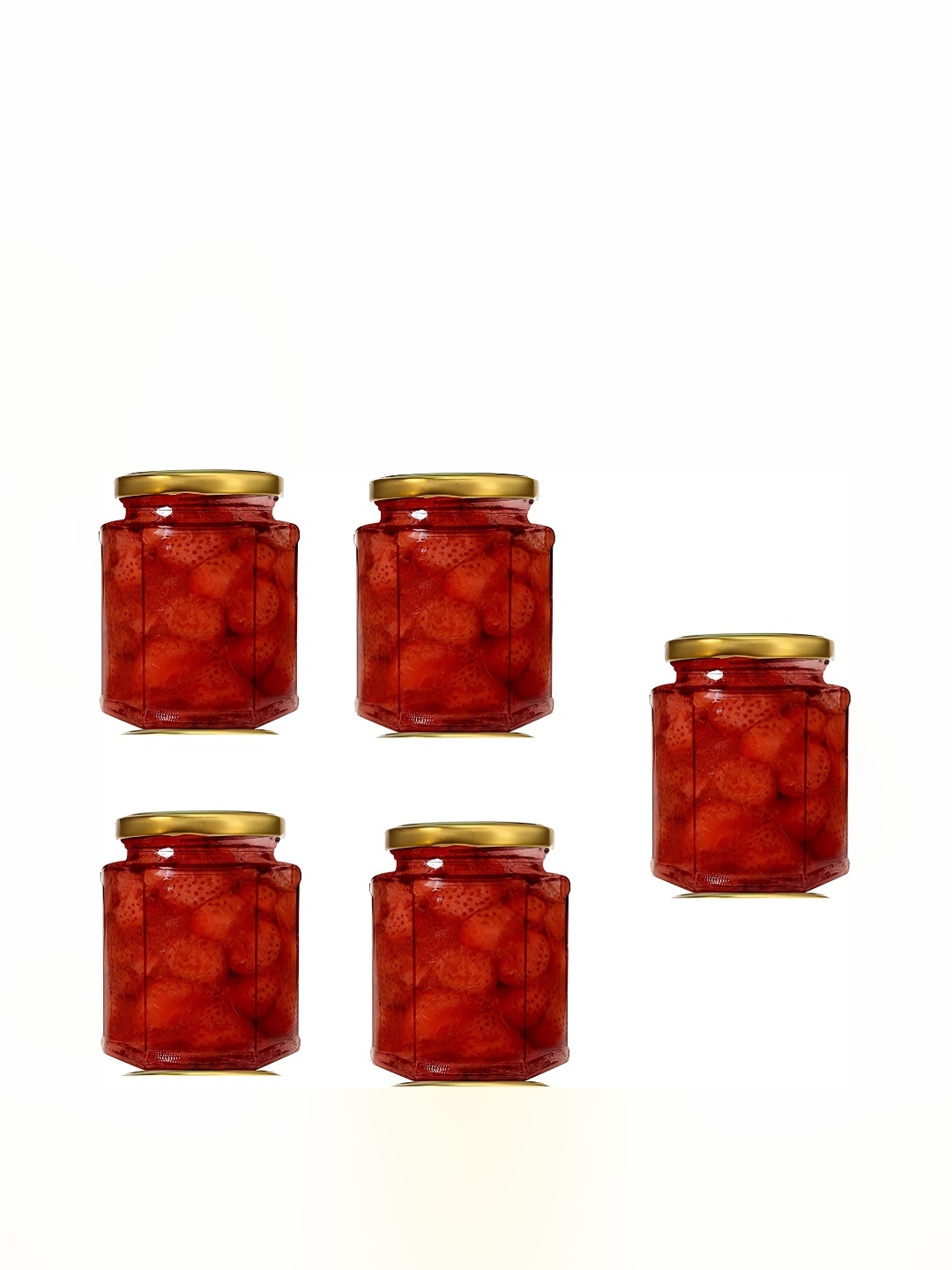 

Afast Transparent 5 Pieces Glass Dishwasher Safe Food Containers 200 ml