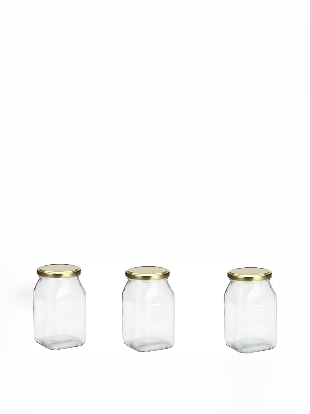 

Afast Transparent 3 pieces Glass Dishwasher Safe Food Container