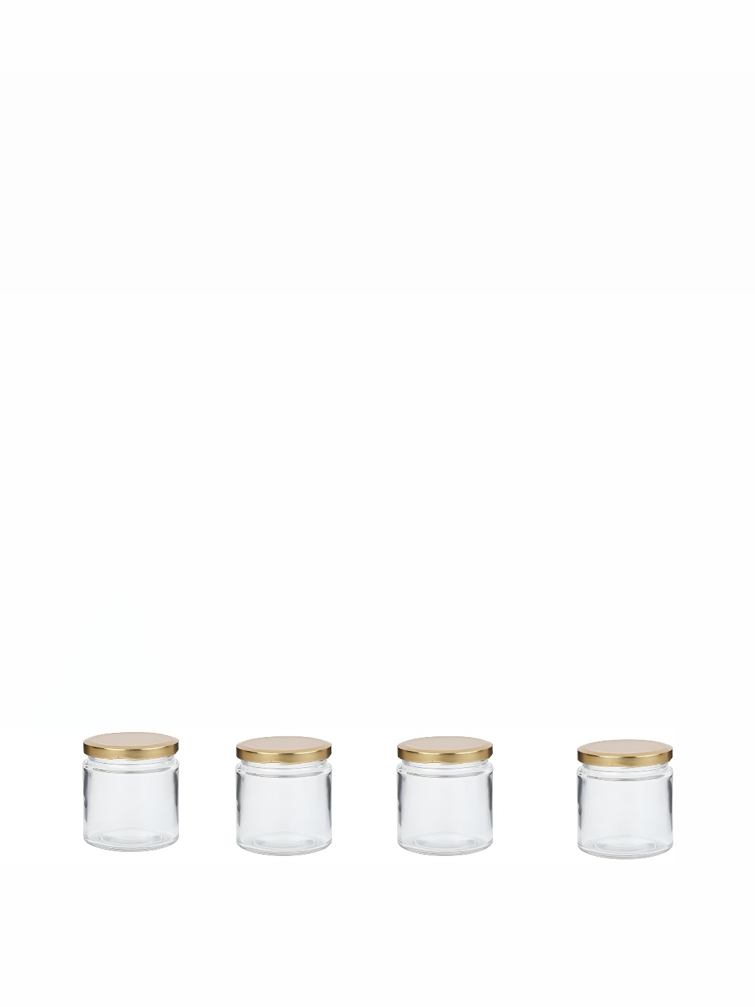 

Afast Transparent 4 Pieces Glass Dishwasher Safe Food Container