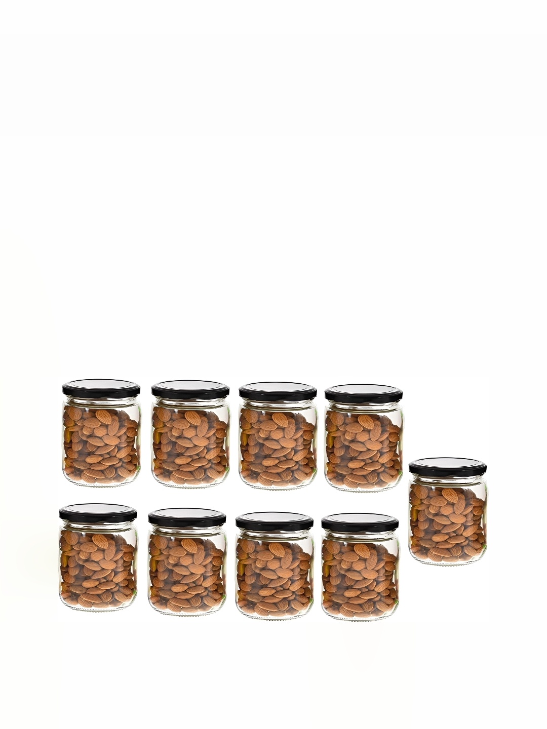 

Afast Transparent 9 Pieces Glass Dishwasher Safe Food Container 500 ml