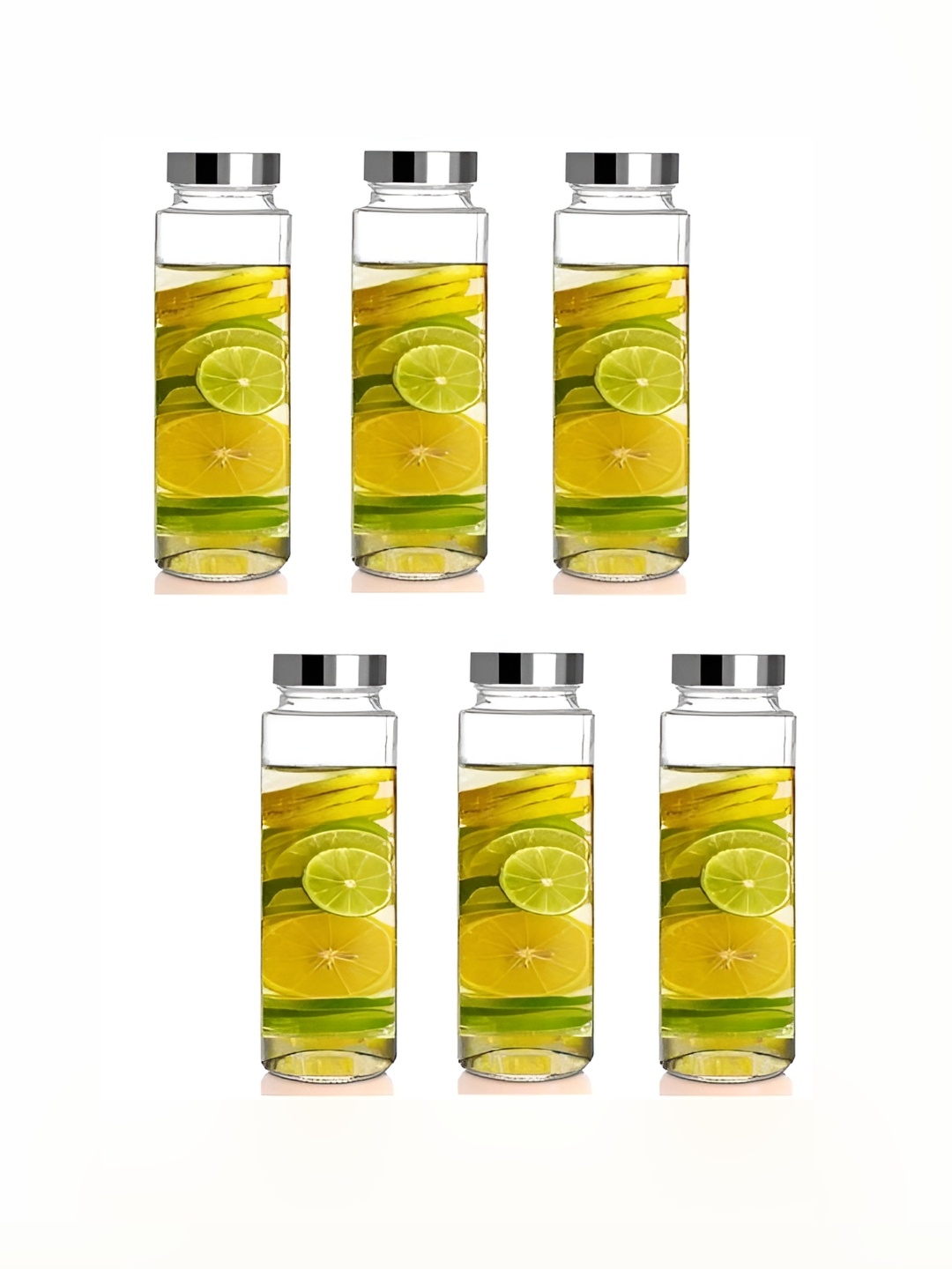 

Afast Transparent 6 Pieces Glass Dishwasher Safe Food Container