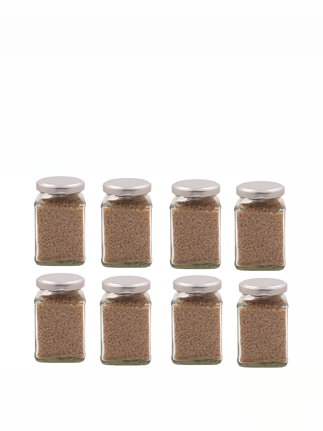

Afast Transparent 8 Pieces Glass Dishwasher Safe Food Container