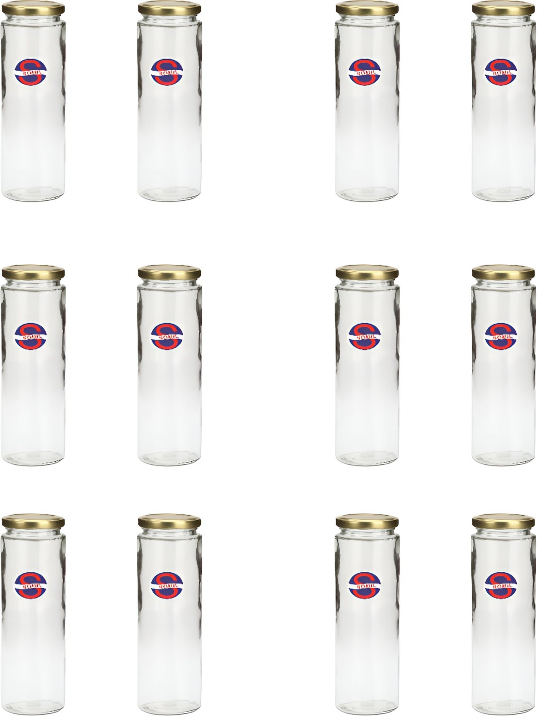 

Afast Transparent 10Pcs Glass Dishwasher Safe Container 500Ml Each