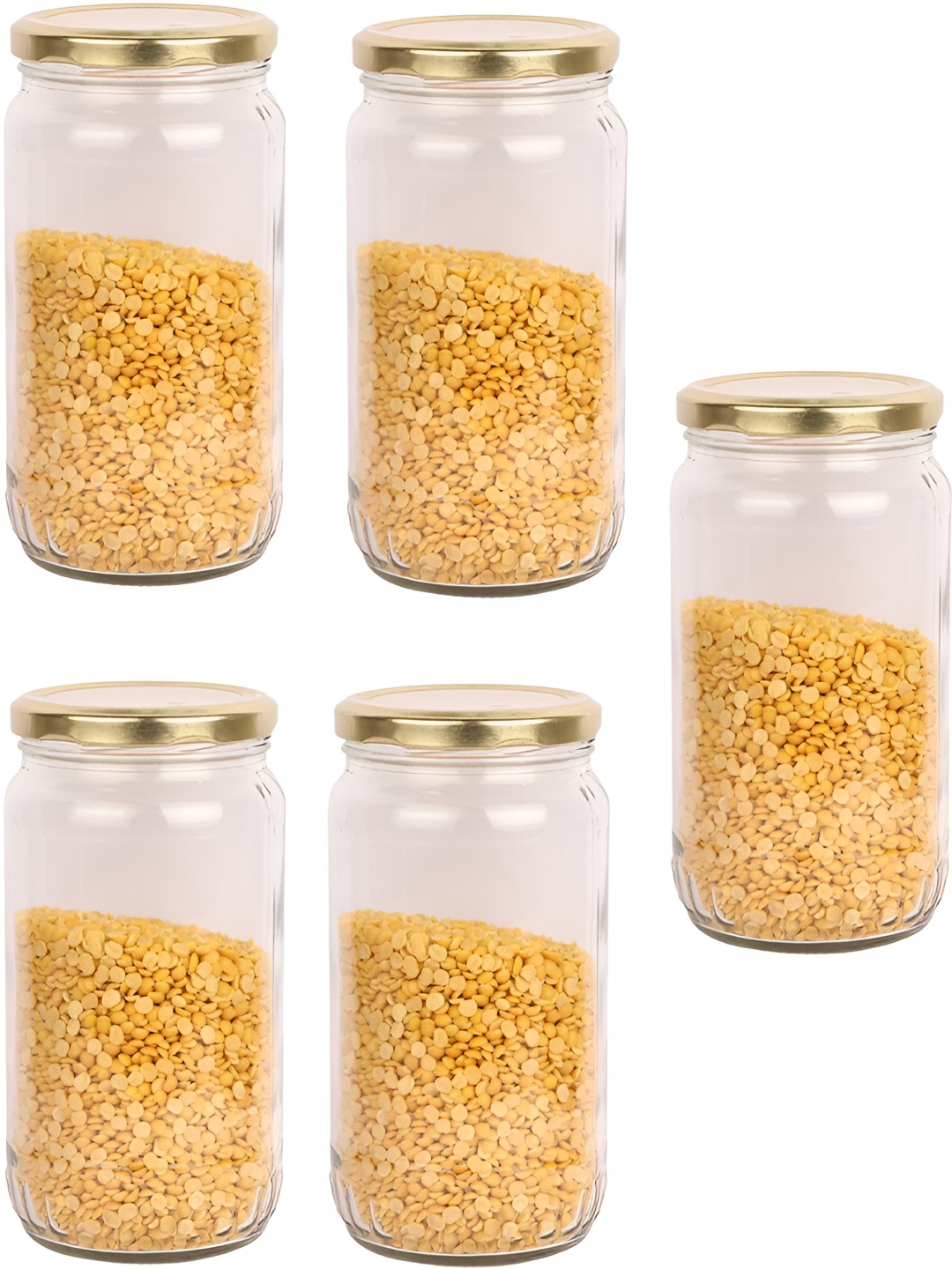 

Afast Transparent 5 Pieces Glass Food Containers 500ml