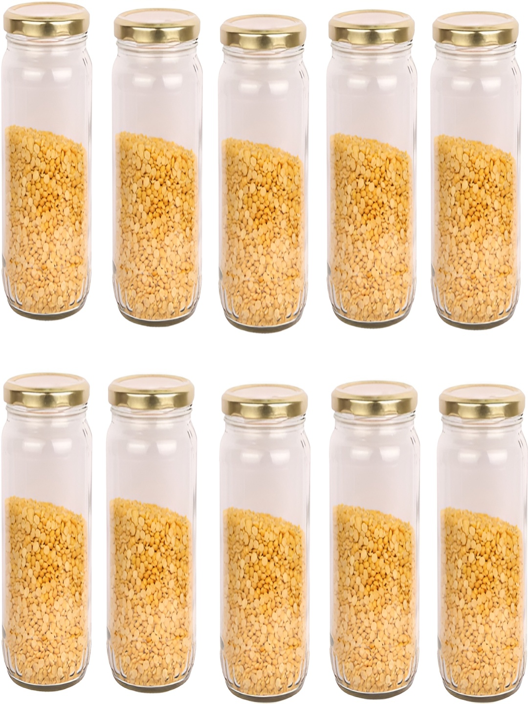 

Afast Transparent 10 Pieces Glass Dishwasher Safe Food Container 500 ml