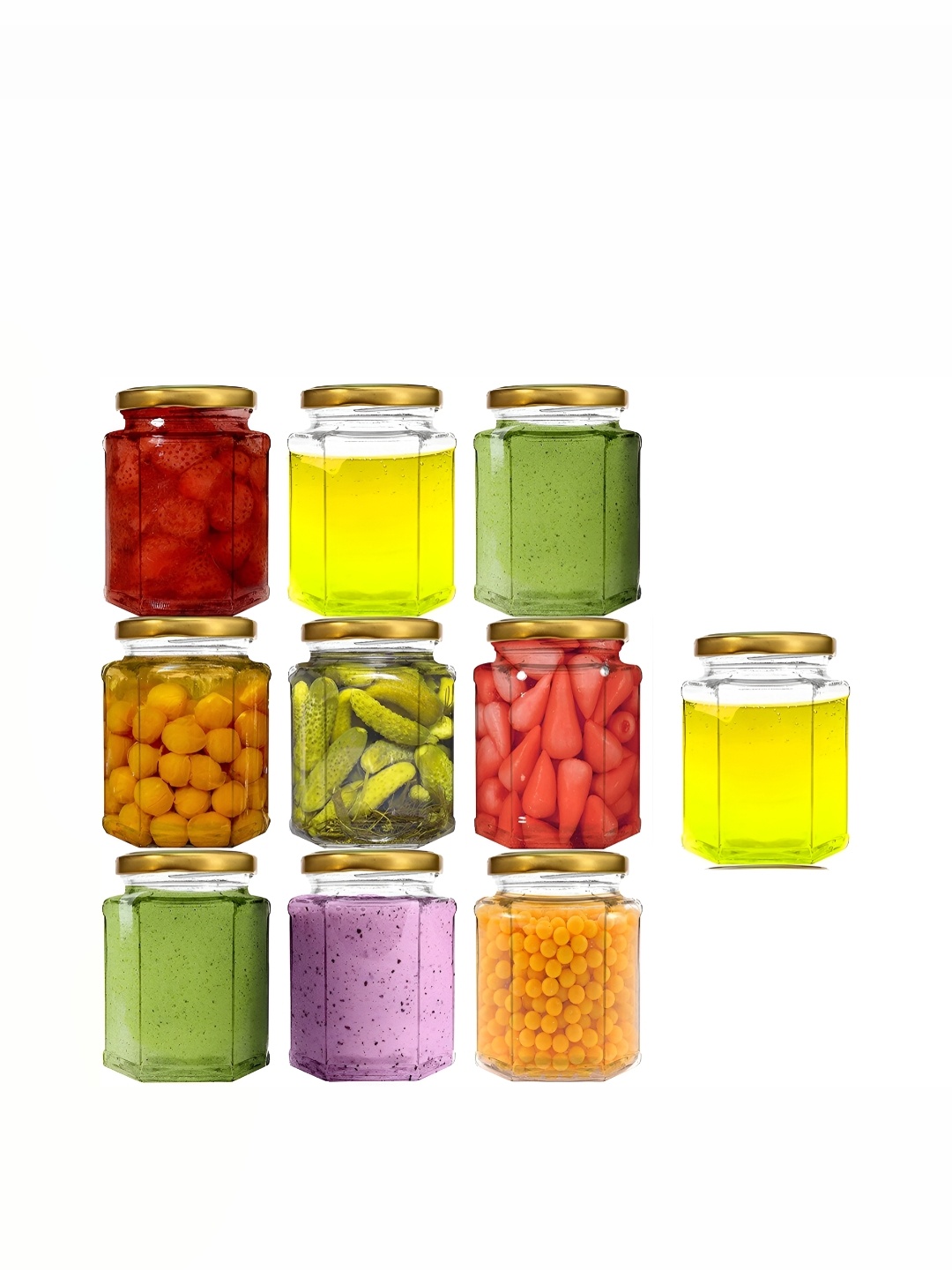 

Afast Transparent 10 Pieces Glass Dishwasher Safe Food Container 400ml