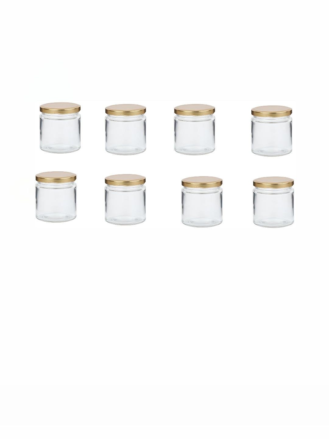 

Afast Transparent 8 Pieces Glass Dishwasher Safe Food Containers 40 ml Each