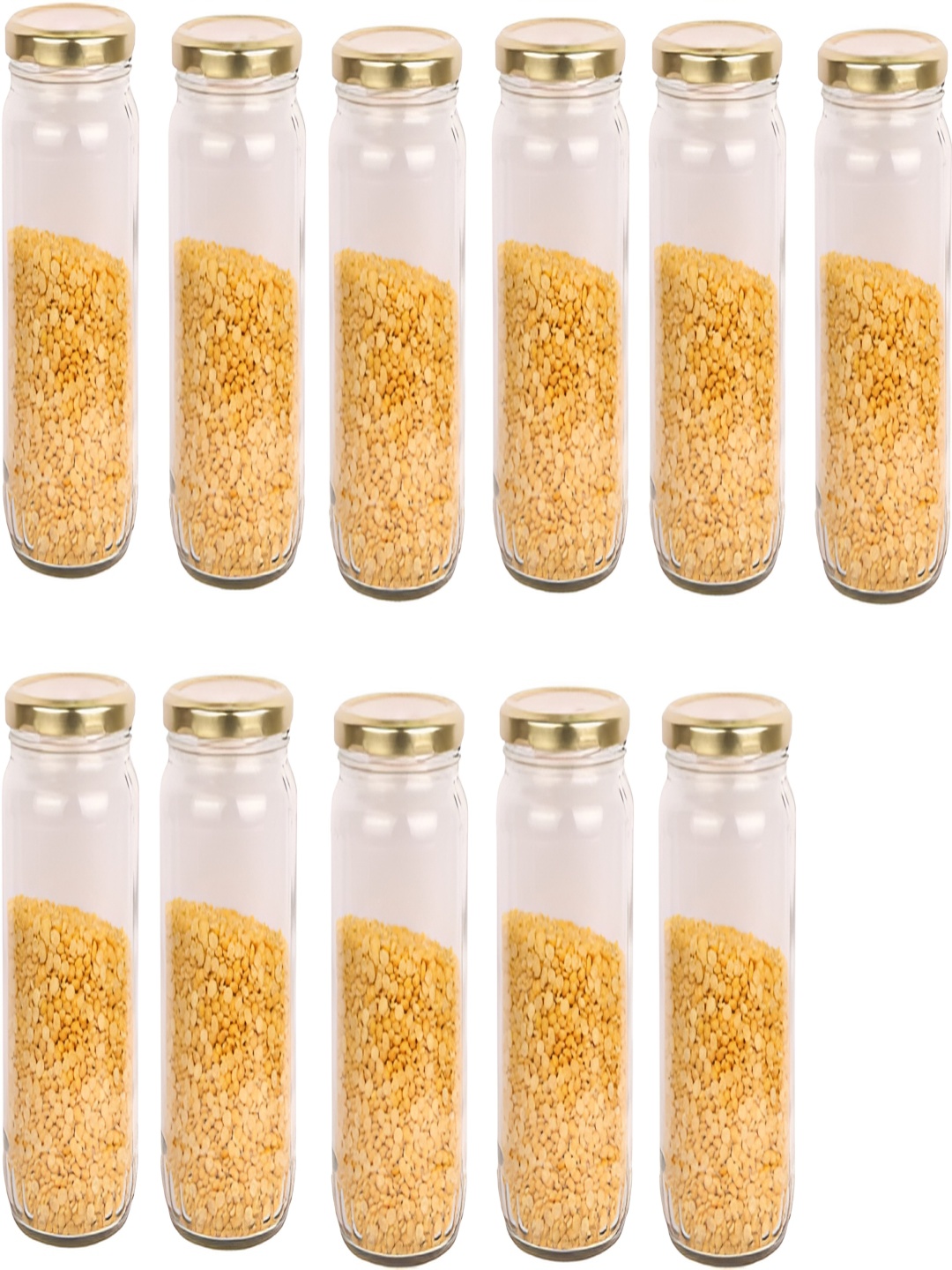 

Afast Transparent 11 Pieces Glass Dishwasher Safe Jar Bottle Containers 500 ML Each