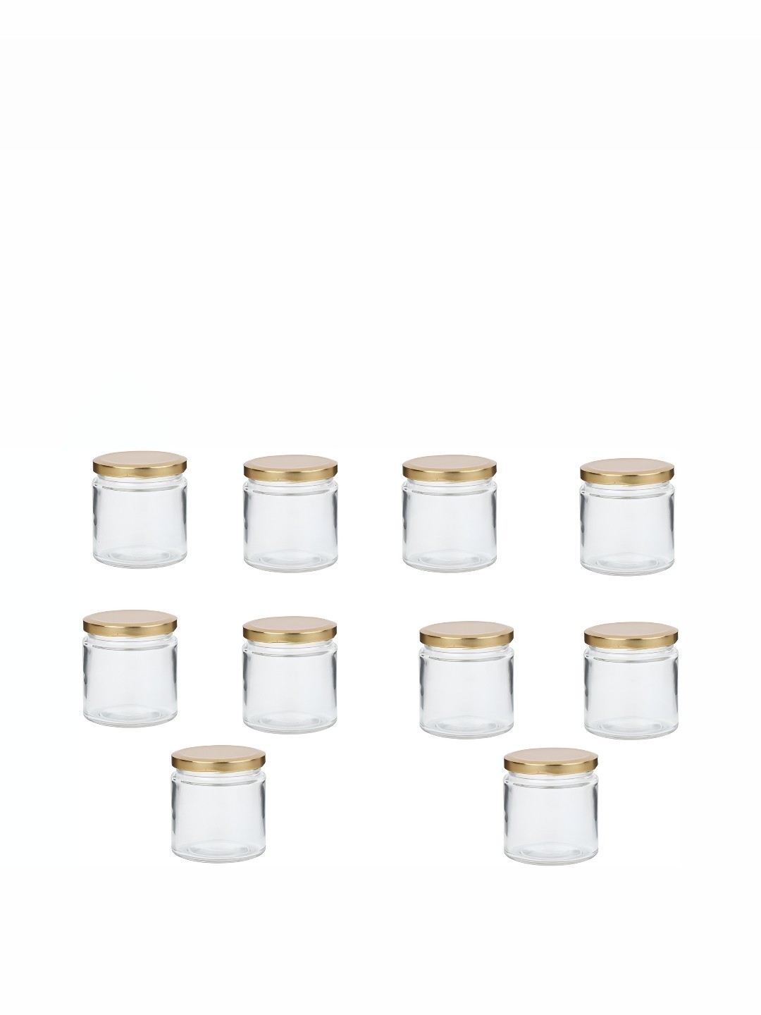 

Afast Transparent 10 Pieces Glass Dishwasher Safe Food Container 40 ml