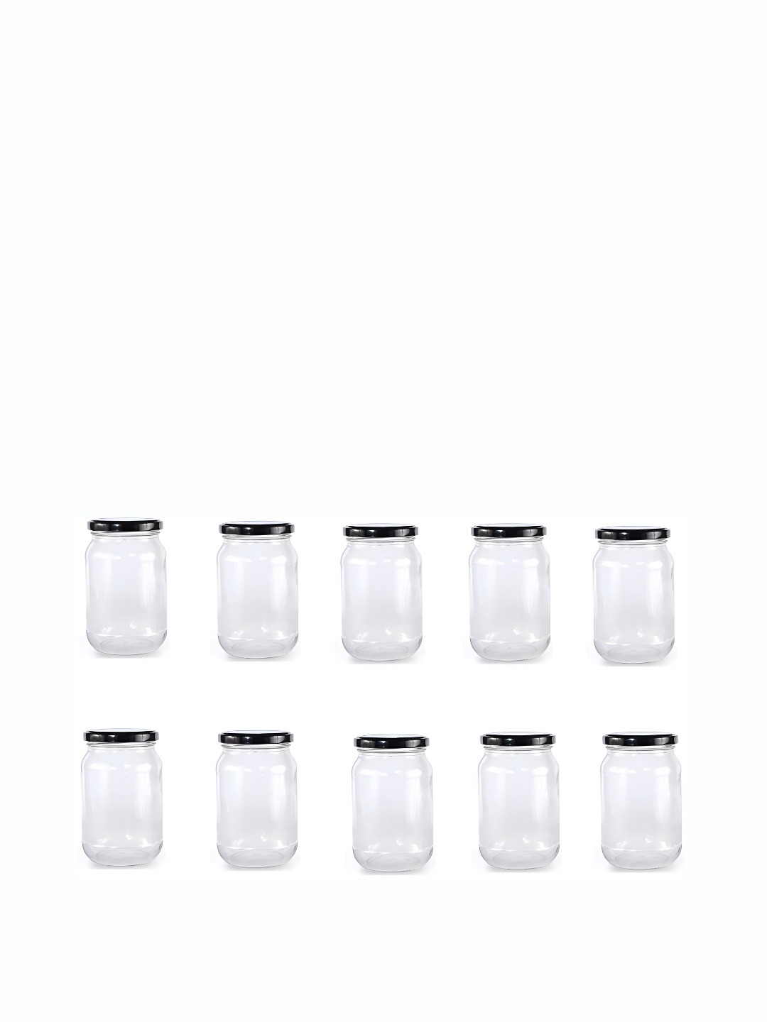 

Afast Transparent 10 Pieces Glass Dishwasher Safe Container 1L