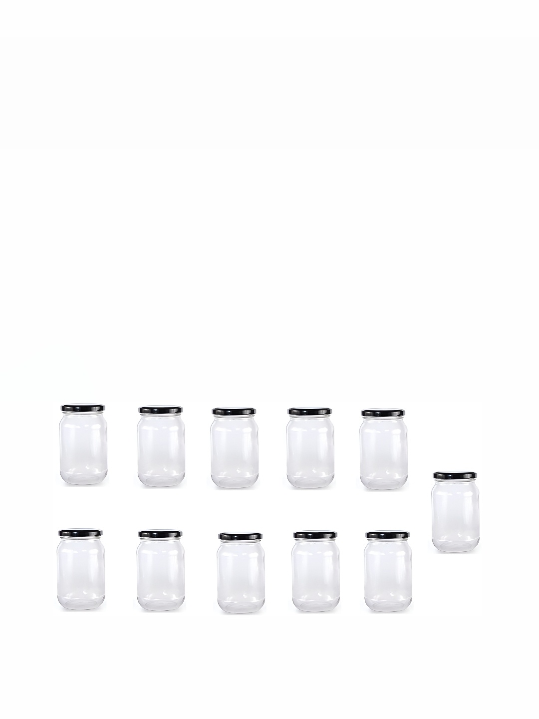 

Afast Transparent 11Pcs Glass Dishwasher Safe Food Containers 500 ml