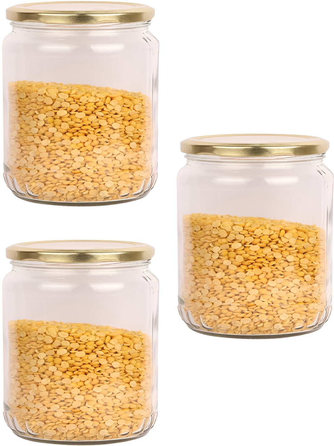 

Afast Transparent 3 Pieces Glass Dishwasher Safe Food Containers 500 ml Each