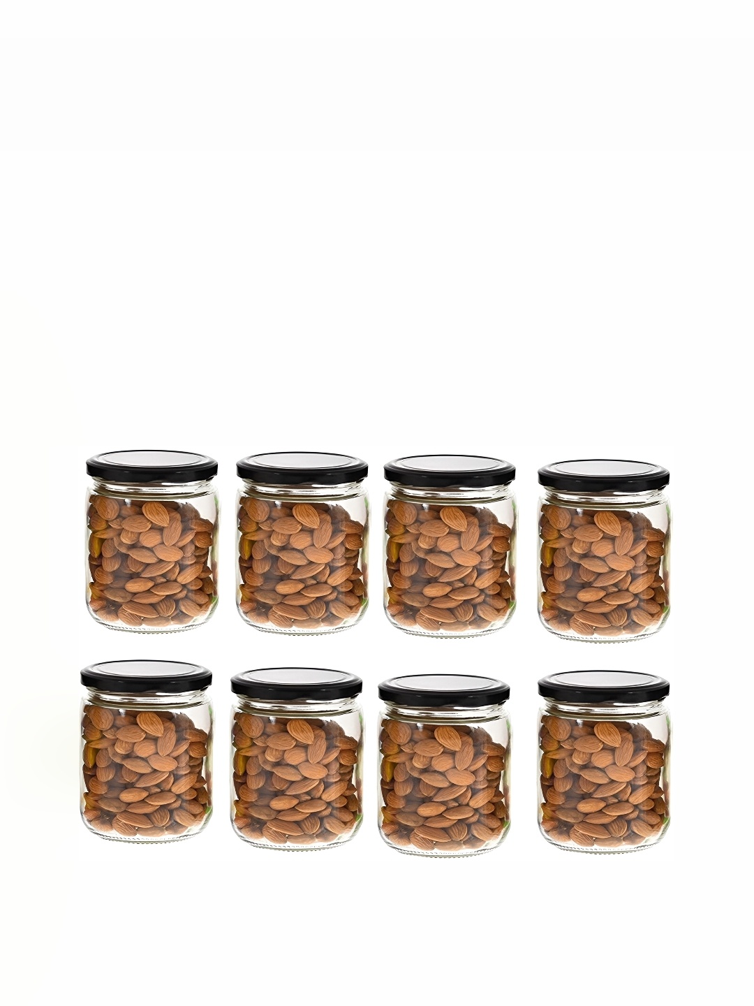 

Afast Transparent 8 Pieces Glass Dishwasher Safe Food Container 500 ml