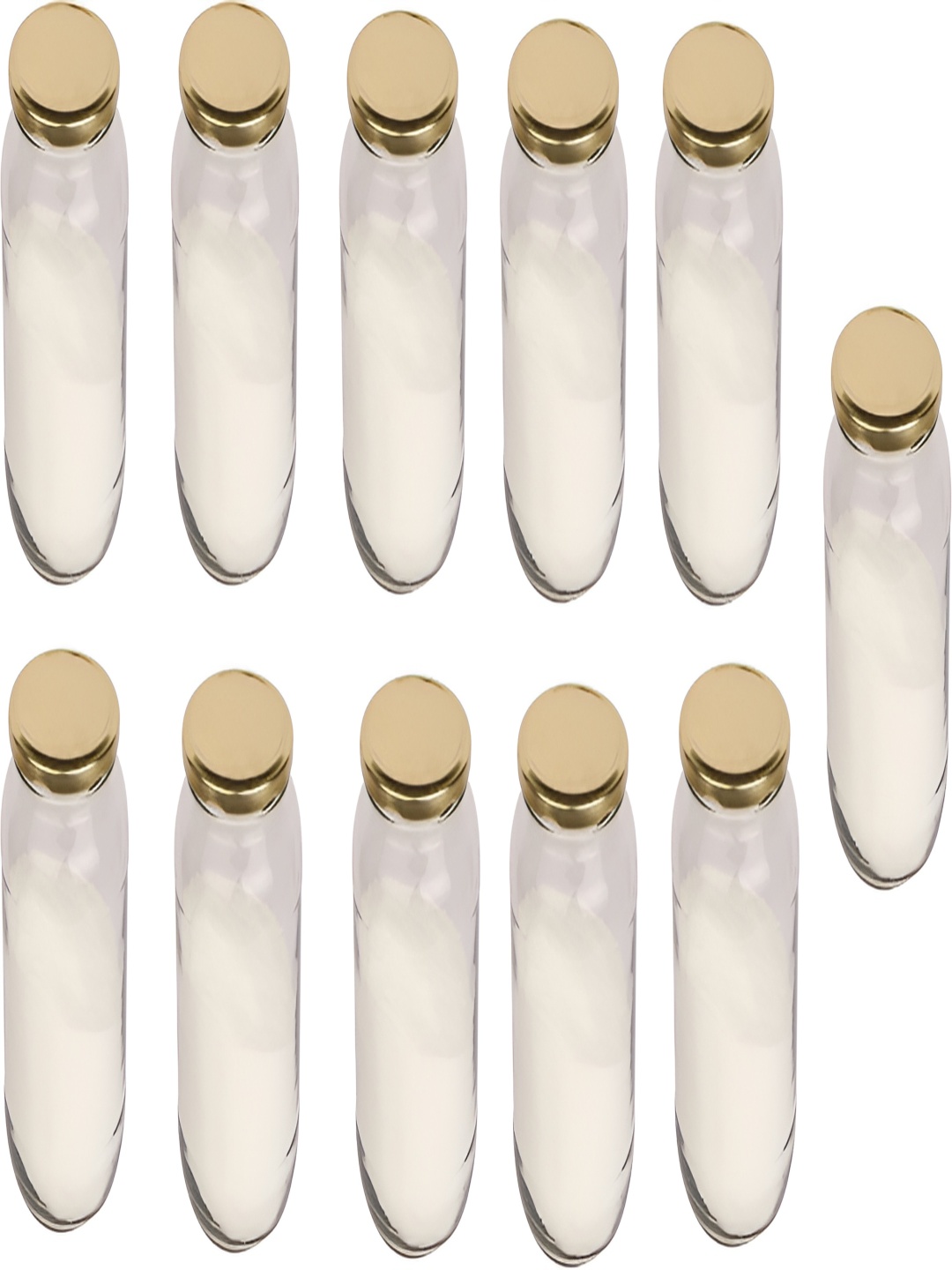 

Afast Transparent & Gold Toned 11 Pieces Dishwasher Safe Glass Food Container 500 ml