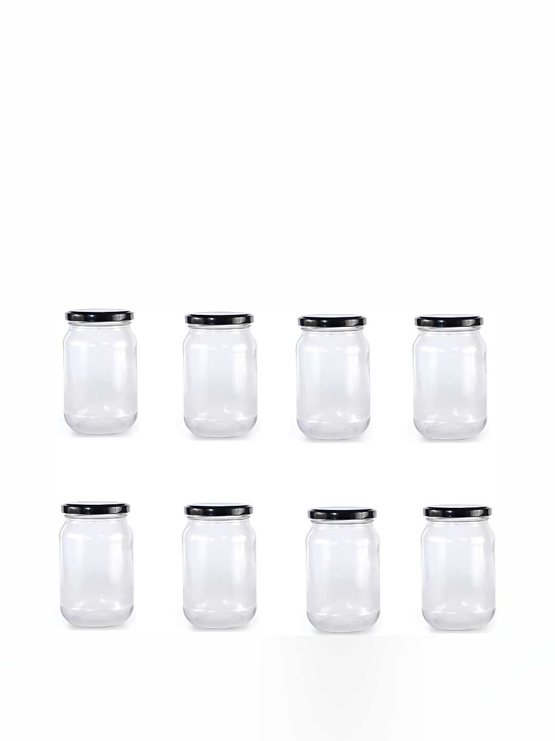 

Afast Transparent 8 Pieces Glass Dishwasher Safe Food Container 500 ml