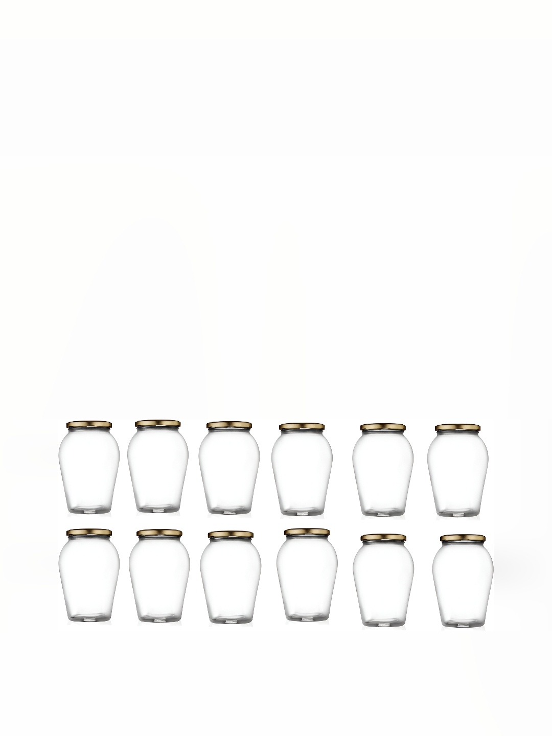 

Afast Transparent 12 Pieces Glass Dishwasher Safe Food Containers 500 ml