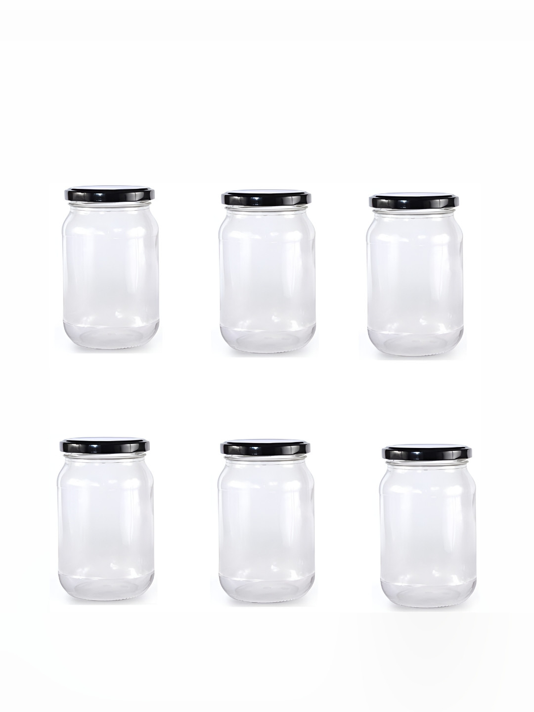 

Afast Transparent 6 Pieces Glass Dishwasher Safe Food Containers 1000 ml Each