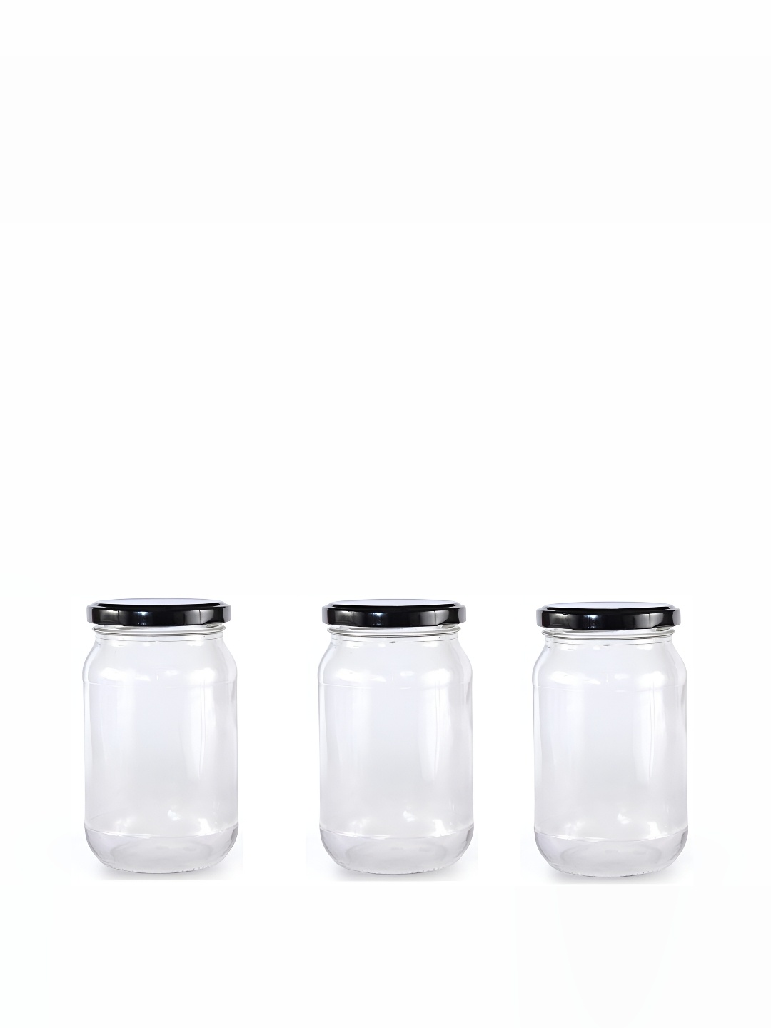 

Afast Transparent 3 Pieces Glass Dishwasher Safe Food Container 1L
