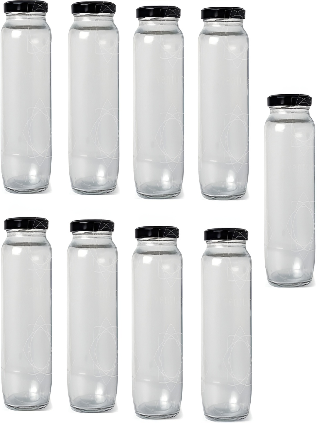 

Afast Transparent 9 Pieces Glass Dishwasher Safe Food Containers 1L
