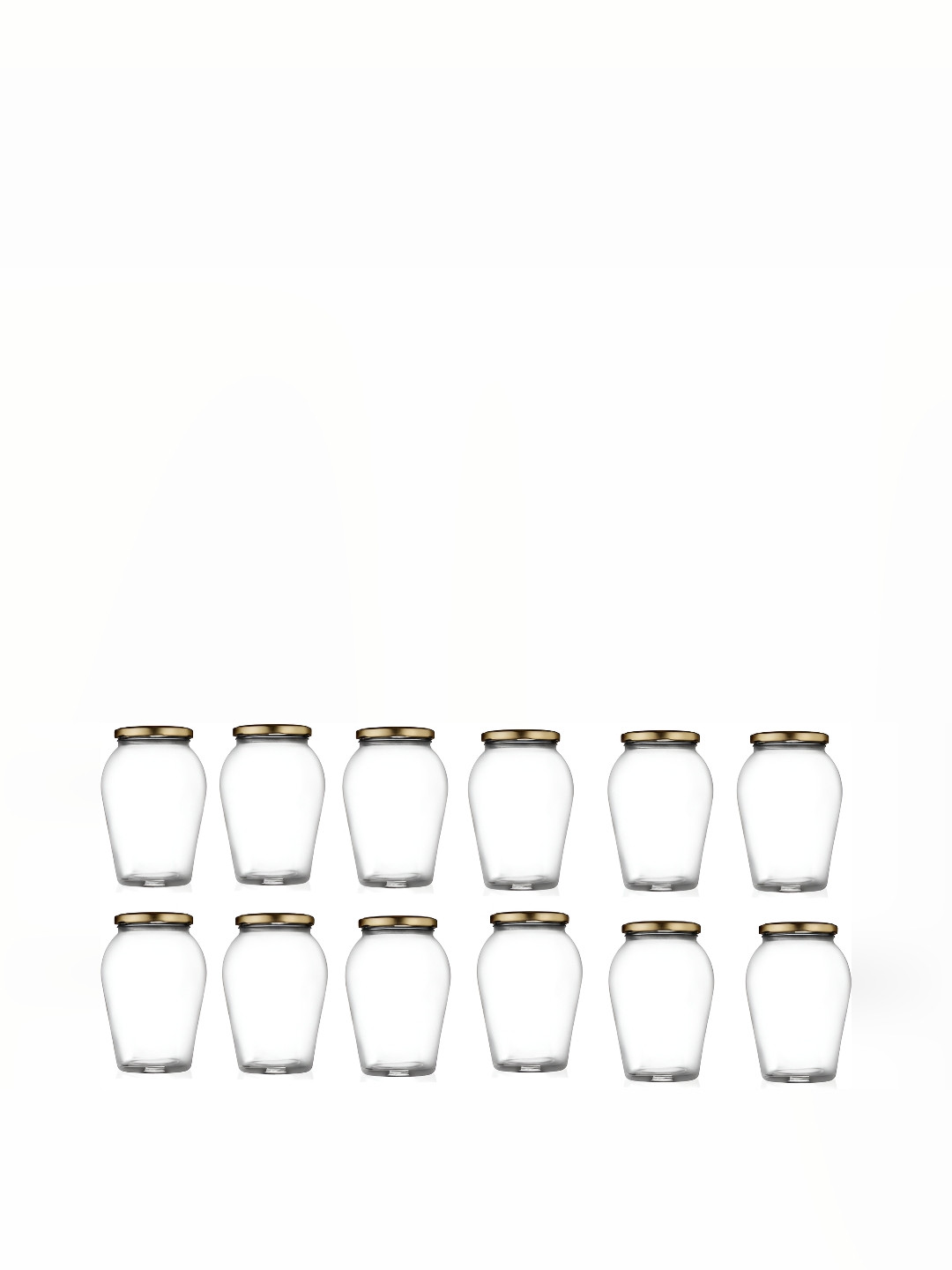 

Afast Transparent 12 Pieces Glass Dishwasher Safe Food Container 350 ml