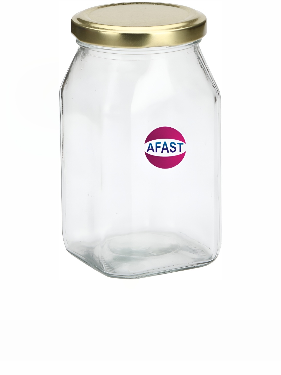 

Afast Transparent & Gold Toned Glass Dishwasher Safe Food Container 200 ML