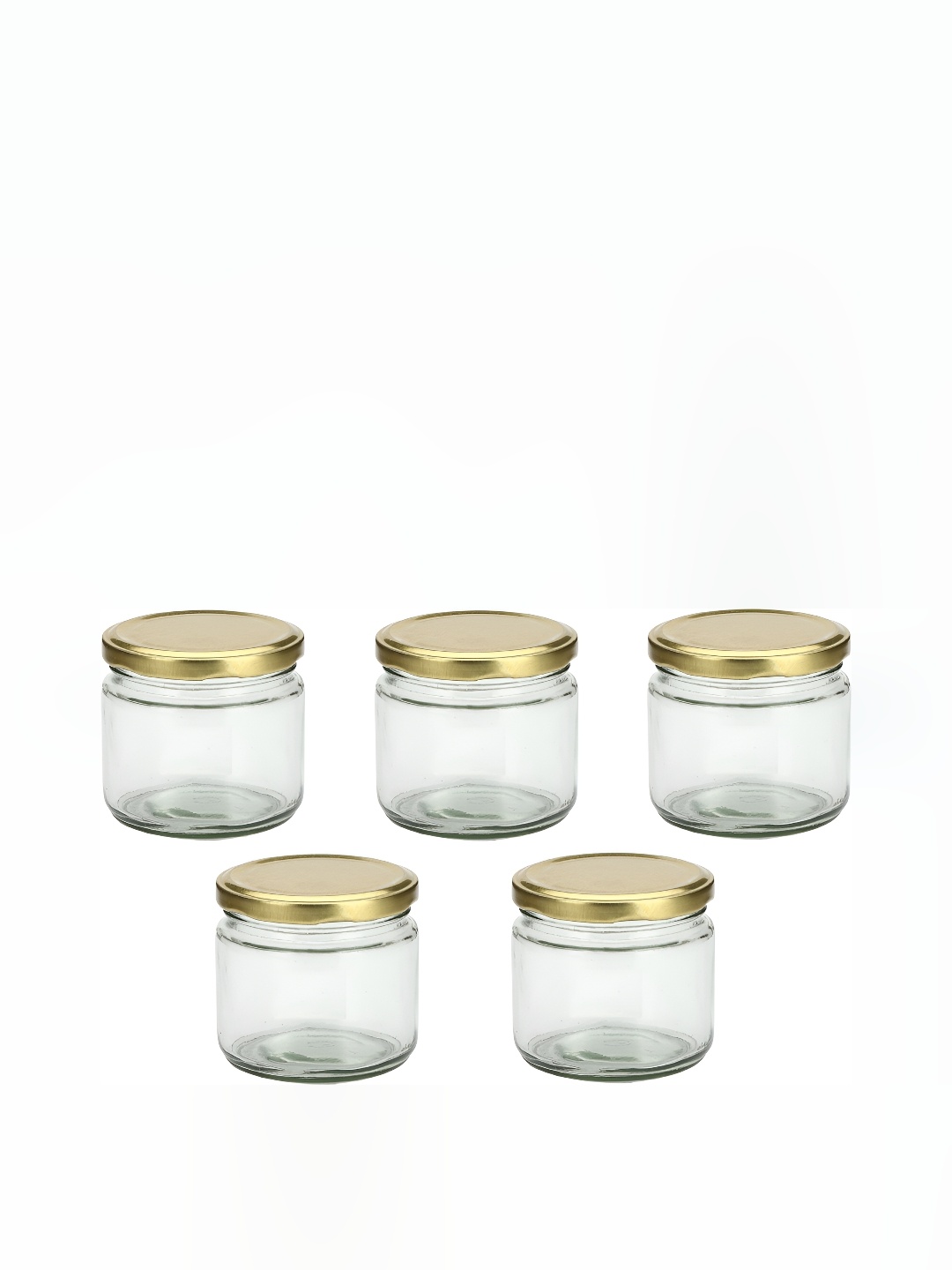 

Afast Transparent 5 Pieces Glass Dishwasher Safe Food Container 350 ml