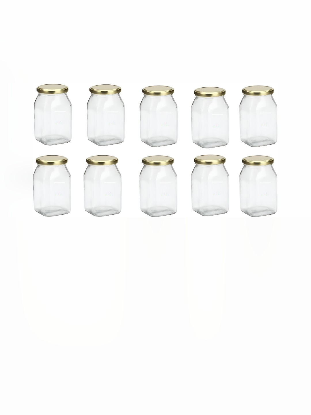 

Afast Transparent 10 Pieces Glass Dishwasher Safe Food Container