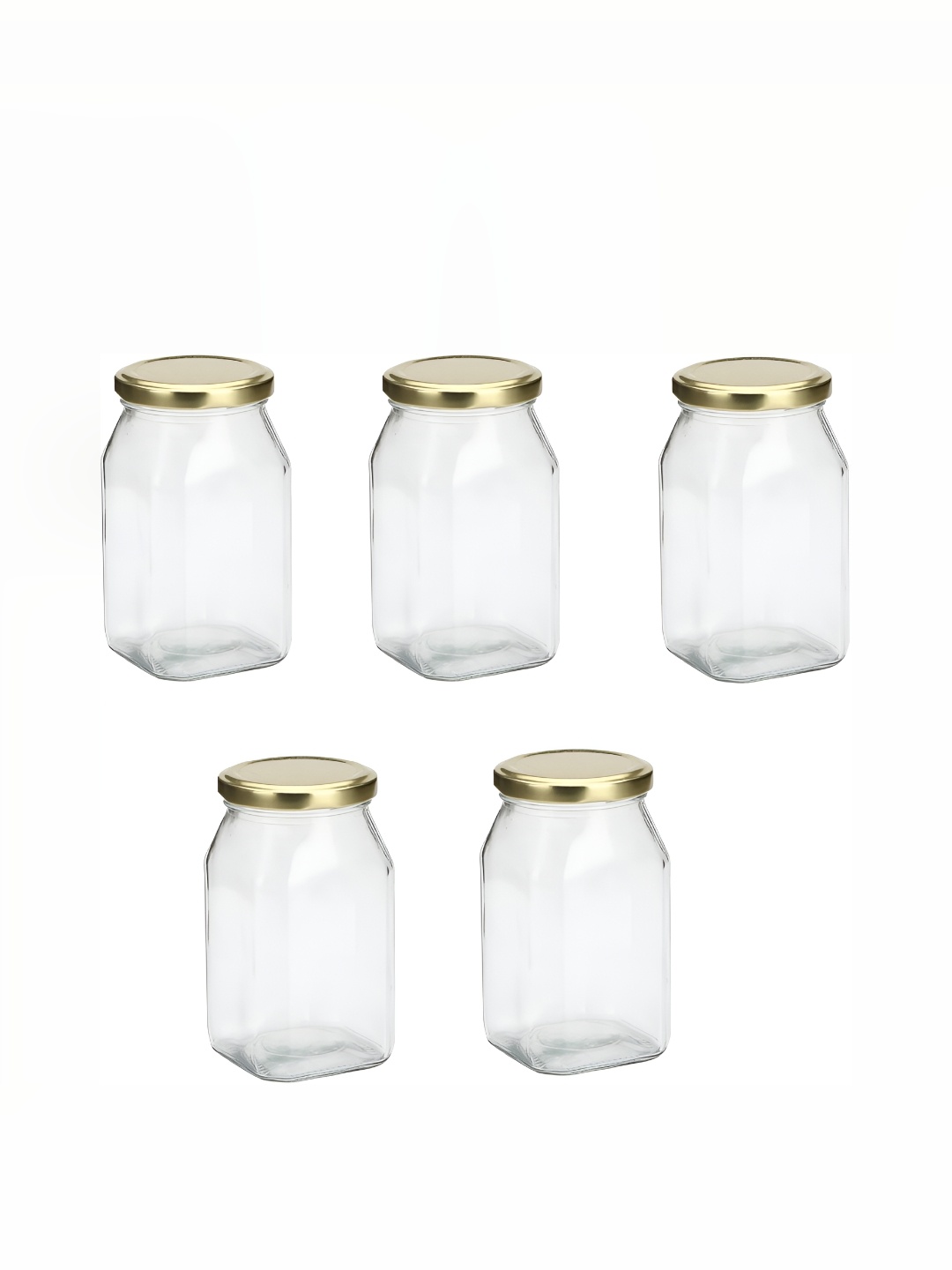 

Afast Transparent 5 Pieces Glass Dishwasher Safe Food Containers 200 ml