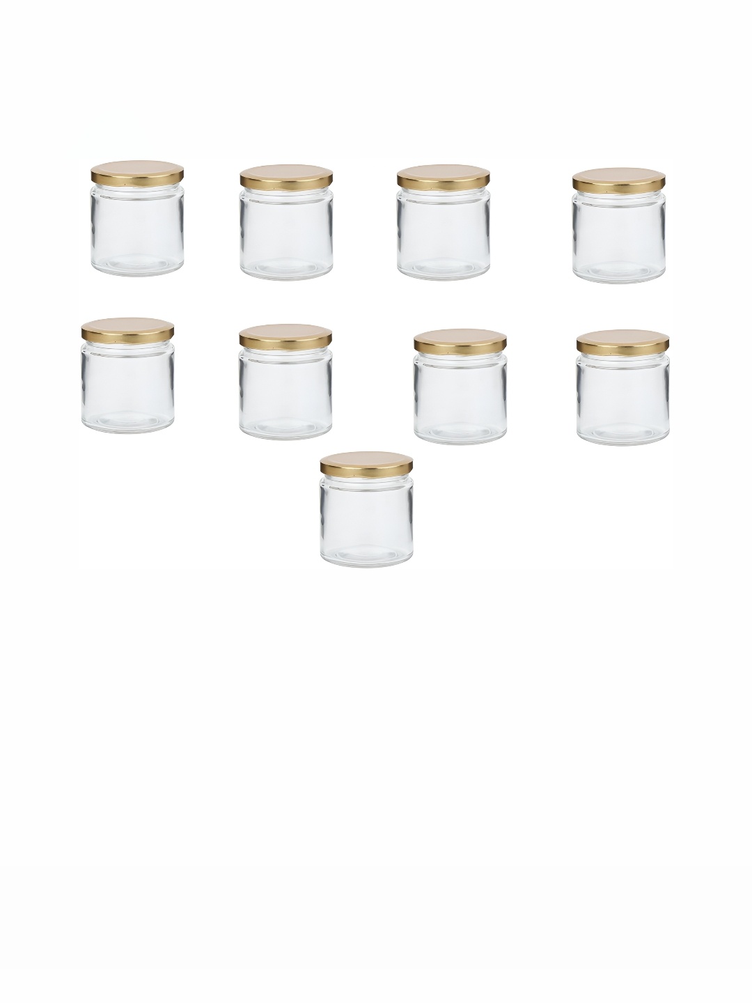 

Afast Transparent 9 Pieces Glass Dishwasher Safe Food Containers 100 ml