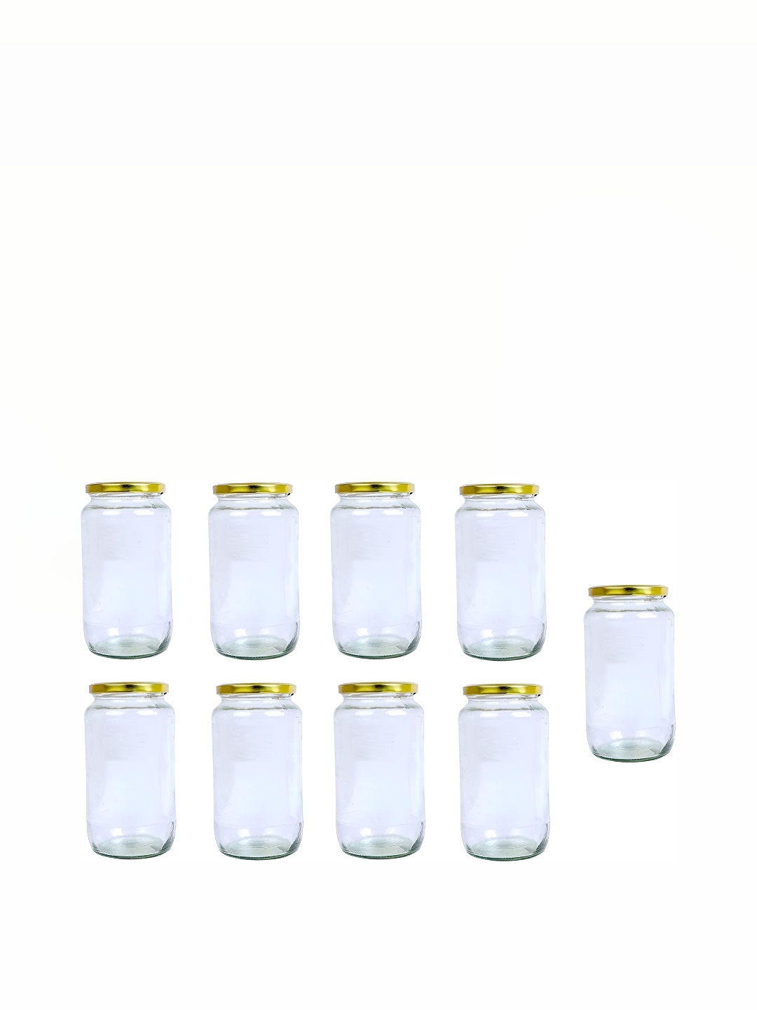 

Afast Transparent 9 Pieces Glass Dishwasher Safe Container 500 ml
