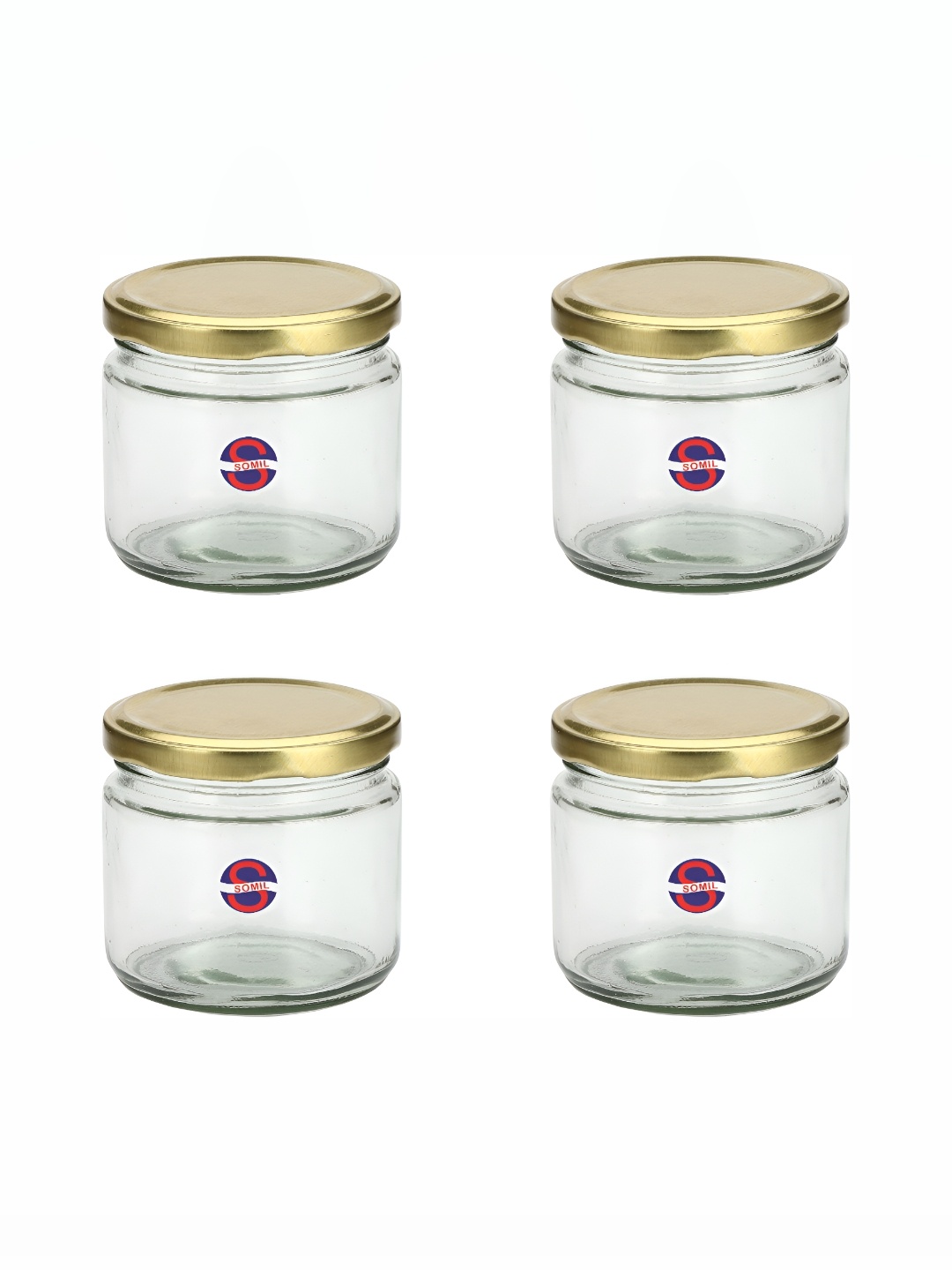 

Afast Transparent 4 Pieces Glass Dishwasher Safe Food Container 350 ml