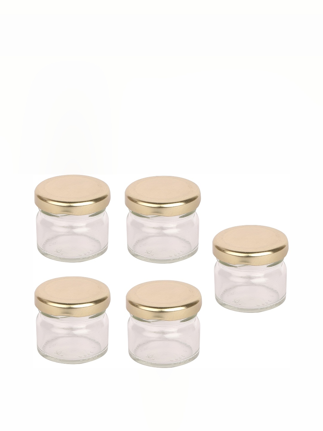 

Afast Transparent 5Pcs Glass Dishwasher Safe Food Container 100Ml Each