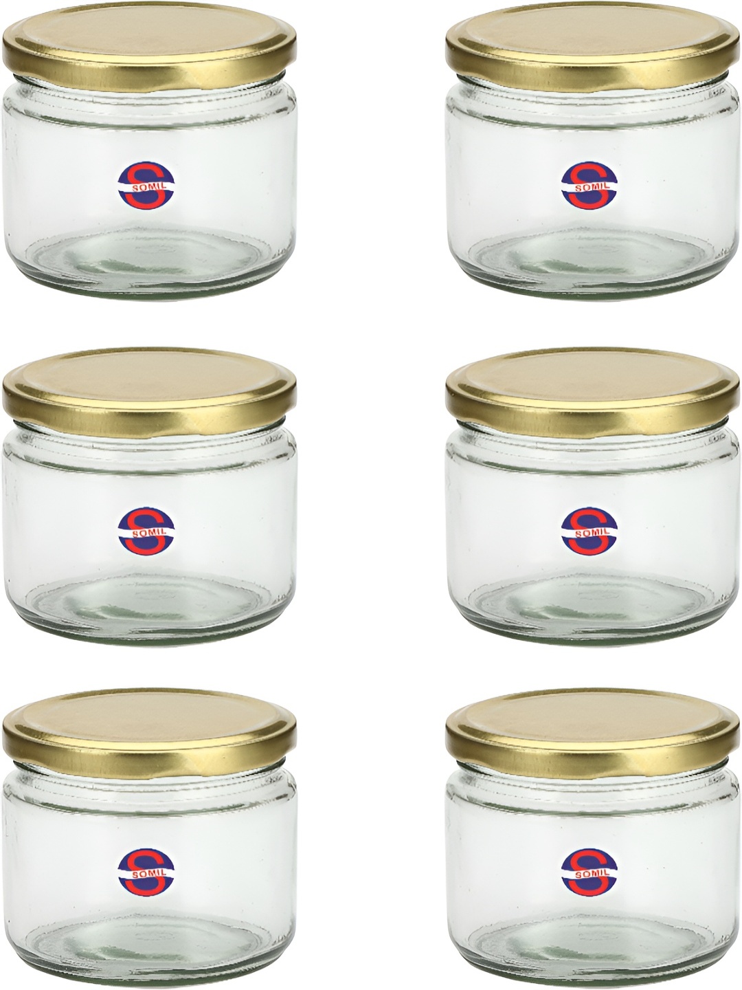 

Afast Transparent 6 Pcs Glass Dishwasher Safe Food Containers 350 ml