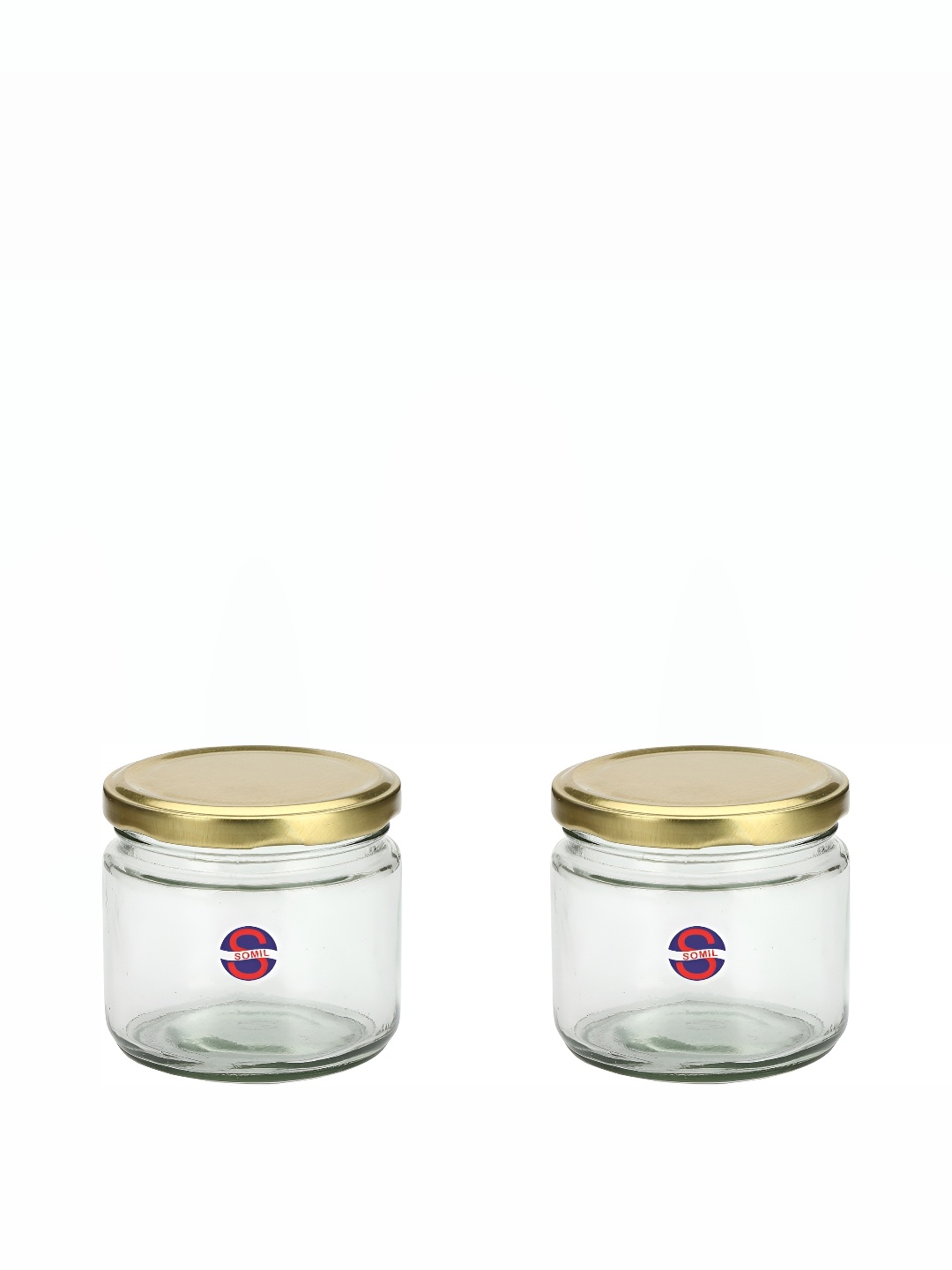 

Afast Transparent 2 Pieces Glass Dishwasher Safe Food Container Jar