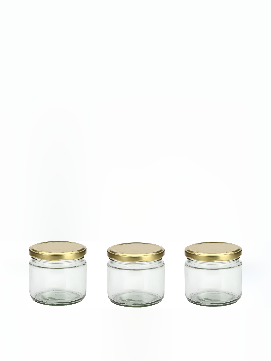 

Afast Transparent 3 Pieces Glass Dishwasher Safe Food Container 350 ml