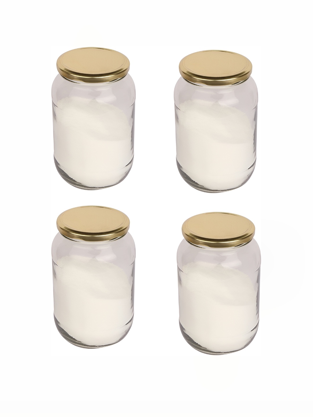 

Afast Transparent 4 Pieces Glass Dishwasher Safe Food Container 300 ml