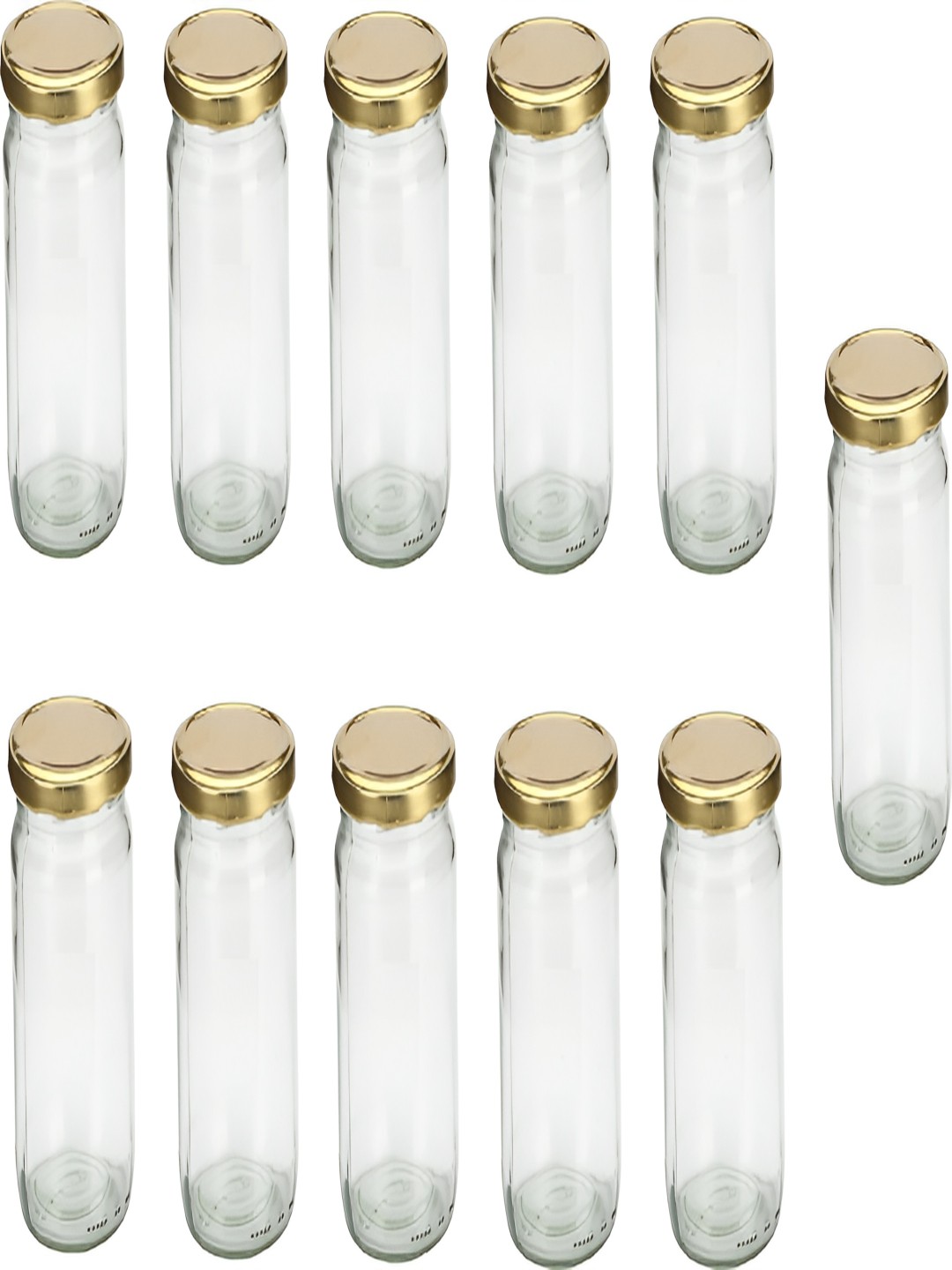 

Afast Transparent 11 Pieces Glass Dishwasher Safe Jar Bottle Containers 500 ML Each