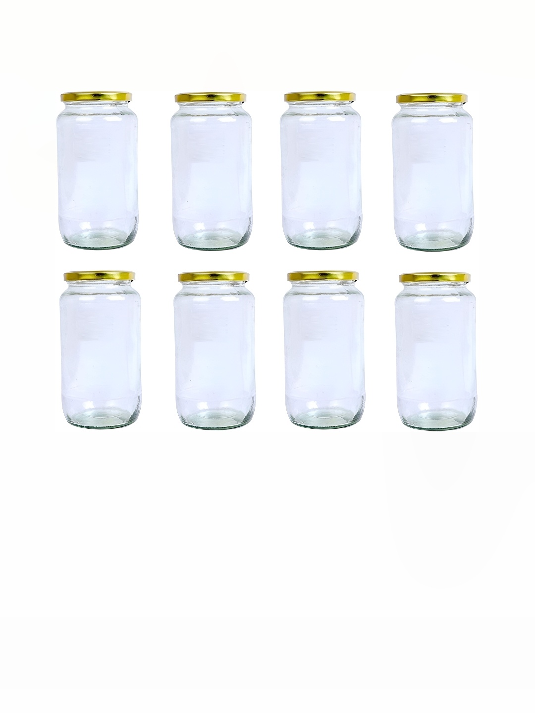 

Afast Transparent 8 Pcs Glass Dishwasher Safe Food Containers 500 ml